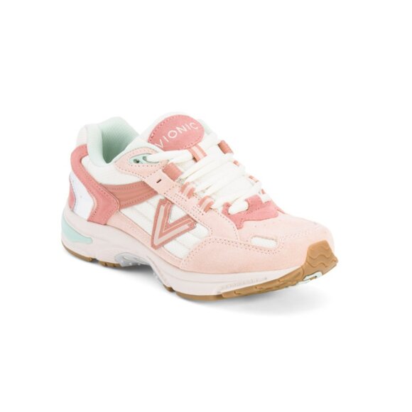 VIONIC Cameo Rose Wide Width Walking Sneakers With Extended Sizing - Picture 1 of 2